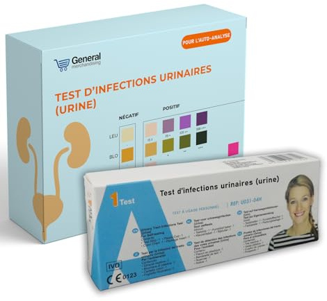 Test urinaire pour inflammation des voies urinaires | Pour la maison | Brûlure ou mictions fréquentes 1 pièce