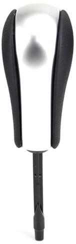 Schalthebelkopf Für E81 E82 E87 E90 E91 E92 E93 E36 E38 E39 E46 Z4 Z3 E53 E60 X5 X3Automatic at Short Long Gear Stick Auto Shift Schaltknauf Auto Schaltkopf Knauf(Matt Silver-Long)