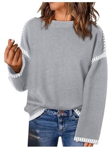 JIANROU Pull Femme Automne Et Hiver Manches Longues Chaud Tunique,Pull en Maille Ajourée Col Roulé Thermique Femme Pull en Laine Pull Chaud Sweat Hiver Pulle Cachemire