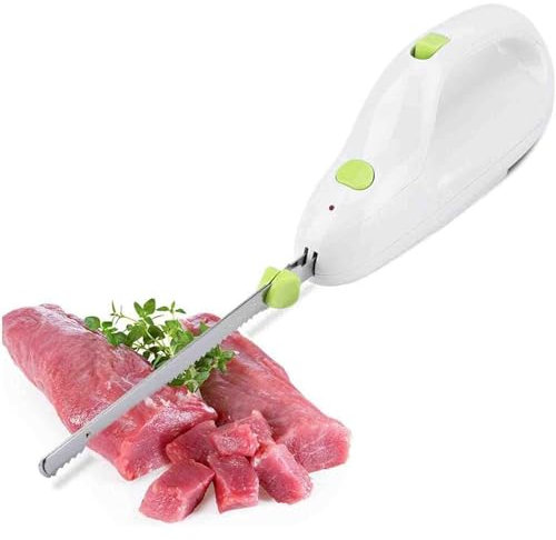 HYYKEJI Trancheuses électriques, Viande Automatique, Moteur Puissant, poignée Ergonomique, Bouton Marche/arrêt à Une Touche, Parfaite pour trancher la Viande et Le Pain