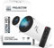 KL Mini Projector HY300 Pro –4K Support, WiFi 6, Bluetooth 5.0, Auto Keystone, 180° Rotatable, 150” Display, Portable Smart Projector for Home, Office & Gaming