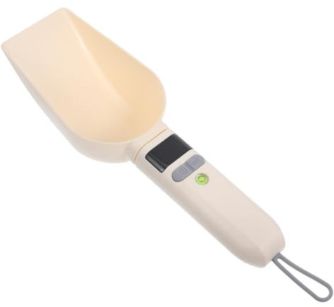 TOPPERFUN Pet Food Scoop Electronic Food Measuring Spoon Scale with LCD Display Accurate Digital Spoon Scale Portions Versatile Kitchen Tool for Precise Weighing