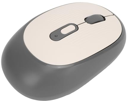 Generic 2.4G Optisk Mus, Lugn Intelligent Sömnig, Bärbar Trådlös Mus med USB -mottagare för PC (Grå)