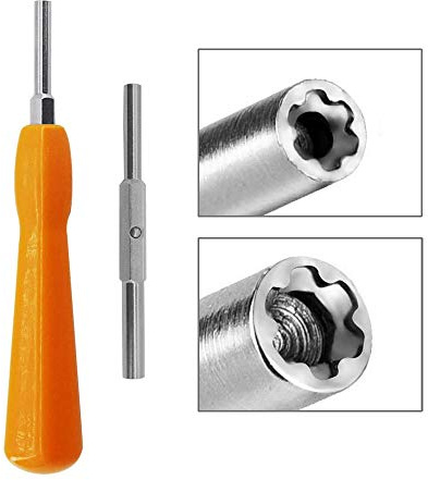 Cemobile Jeu de tournevis Gamebit 4,5 mm 3,8 mm pour ouvre-embouts NES, SNES, N64, Gameboy, Gamecube, Virtual Boy Sega, Nintendo Console, cartouches de jeu