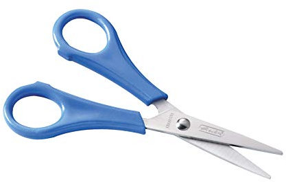 Herlitz Bastelschere für Linkshänder / spitz / Farbe: blau
