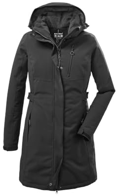 Killtec Damen Parka Funktionsparka mit abzippbarer Kapuze KOW 165 WMN PRK wasserdicht, Winddicht, atmungsaktiv