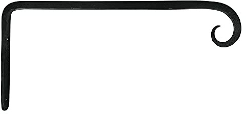 zeitzone Wandhaken für Blumentopf Halter Blumenampel Gusseisen Antik-Stil Schwarz 30cm