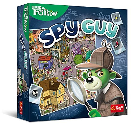 Trefl – Spy Guy – samarbetsspel, familjeplansch, bevis och fångande brottslingar, jätteplan med staden, familjespel för vuxna och barn från 5 år