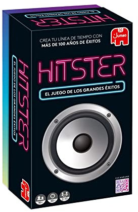 Hitster Original, Juego de Mesa Adultos y diviertido, Juego de Mesa Musical, a Partir de 16 años, de 2 a 10 Jugadores, App Gratuita, Juego de Fiesta, Español (ES)