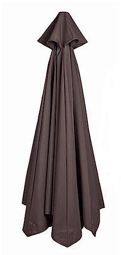 IkErna 3M Replacement Parasol Canopy,Cantilever Parasol Top Fabric Garden Parasol Canopy Cover/Brown/8 Ribs