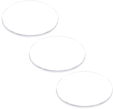 QUARKZMAN 3pz Pellicola Protettiva per Orologi 28.5mm Dia 1.5mm Spessore Vetro di Ricambio per Orologio Singola Cupola Rotonda Lente in Cristallo Trasparente per Orologiaio Riparazione