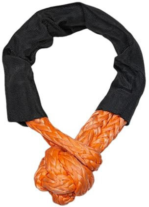 Manille souple de haute résistance | Corde synthétique de récupération sur route | Manilles de remorque tout-terrain résistantes et pièces de rechange pour sangles de remorquage
