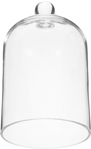 HOLIDYOYO Schaukasten Vitrine Glasglocke Cloche-kuppel Diy-schneekugeln Verzauberte Rose Glasabdeckung Kuchen-dessert-vitrine Display Für Antike Sammlerstücke Pflanzen-terrarium Dessert-abdeckung