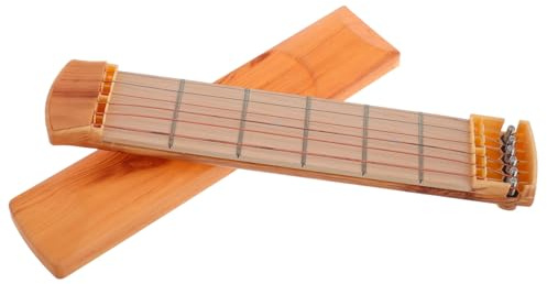 ERINGOGO Rockngo Gitarre 6 Bünde Taschengitarre für Anfänger Fingertechnik Trainingsgerät und Kunststoff Tragbar für Unterwegs