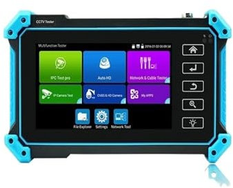 Testeur de vidéosurveillance, Testeur À Distance 8MP Ipc 5200 Plus Utp, Poe Rj45, Moniteur Ip, Caméra 4k HD, Testeur Coaxial, Moniteur De Vidéosurveillance, Testeur De Câbles Réseau(IPC-5100 Plus)