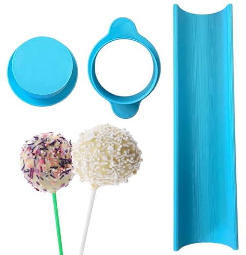 Stampo da forno, set di stampi per cake pop, antiaderente, riutilizzabile, con vassoio da 22,9 cm, facile da usare, per creare cake pop perfettamente sagomati per dolci e dolcetti