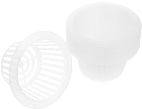 Toddmomy 10pezzi Vasi Per Piante Da Giardino Contenitori a Rete Vasi Per Piante Con Fessure Cestini Per Coltivazione Senza e Piantagione in Giardino