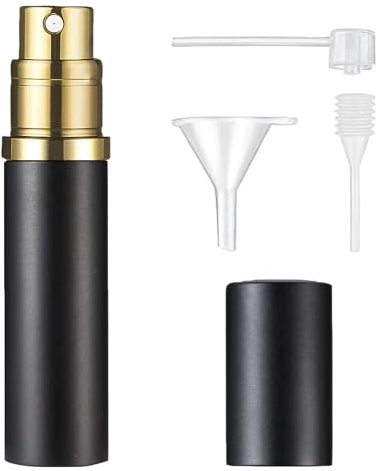 Vaporisateur Parfum Vide Voyage de Sac Rechargeable, 10ML Flacons et Vaporisateurs Vides, Mini Flacon de Parfum Vide Voyage Rechargeable avec 3 Outils - Echantillon Parfum pour Femme et Homme