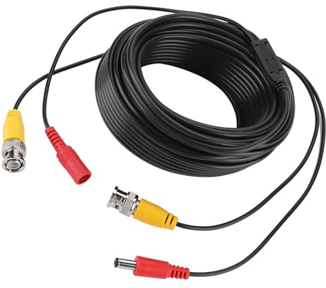 Tbest BNC CCTV Expansion Video Video Cable Intermie Coaxial Cled (20m)