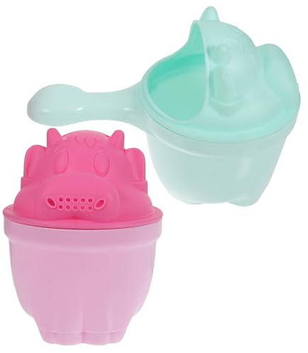 CHICAMPERA 2 pezzi Bicchiere Lavaggio Capelli Tazza Shampoo Portatile con Nebulizzazione Controllata Leggero e Compatto per Bagno e Viaggi Materiale Resistente Regalo per Ragazzo Ragazza