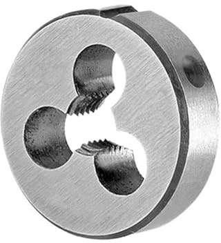 Terraja redonda de rosca derecha, SAE 1/4-24UNC, terraja for roscar de máquina 1/4x24UNC