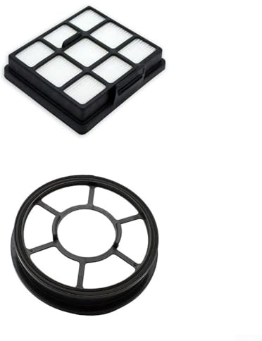 Filtro de aspiradora lavable, filtro de repuesto HEPA, filtros de aspiradora de cilindro reutilizable, para modelos básicos sin bolsa 16H-71EU4 VCM43B16H (1 juego)