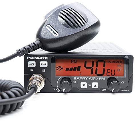 PRESIDENT Station de Radio CB Barry ASC - 40 cannaux AM/FM - Multinormes
