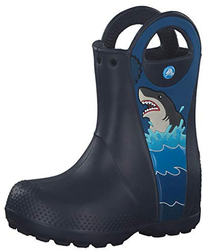 CrocsFL Shark Ptch Rain Boot B -T: C6_Color: Navy