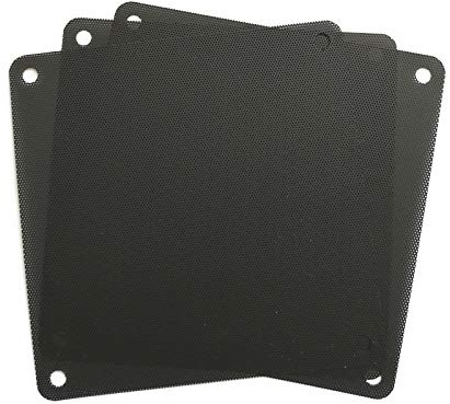 Gelid Solutions Mesh 120 fläktdammfilter – utmärkt luftflödespass – tvättbar och återanvändbar – lämplig för alla 120 mm fläktar – inkluderar: 3 x nät 120 mm