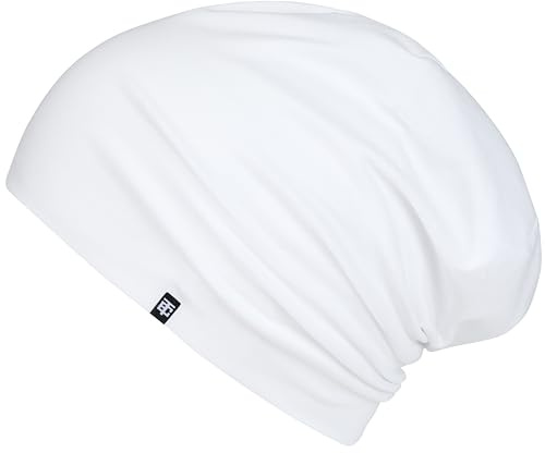 Enter the Complex® Ljus Jersey Mössa, Damer och Herrar, Slouch Beanie av Bomull, Elastisk