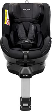 Sperber-Fix 61 (Pearl Black), Reboarder mit 360 Grad Rotation, von 61 cm - 105 cm, von 6 Monaten bis 4 Jahren