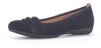 Gabor Femme Ballerines, Dame Ballerines Classiques,Ballerines,Chaussures d'été,Classique,élégant,Bleu (atlantik),39 EU / 6 UK