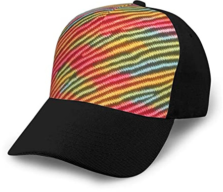 Klassische Sportkappen, Trucker-Kappen, farbige Einhorn-Baseballmützen, Unisex-Erwachsene, personalisiert/verstellbar/Baumwolle