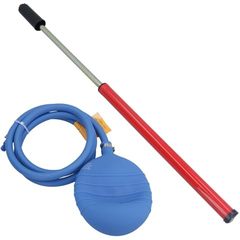 Borsa di prova gonfiabile per test di tenuta in PVC da 4 (100 mm) con tappo per tubo di scarico e pompa manuale