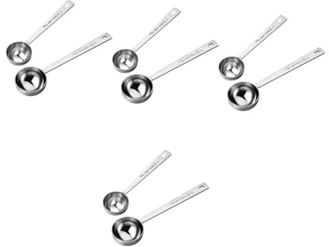 Cabilock 8 Pièces ensemble de cuillère à café cuillères à mesurer le sucre cuillère à mesurer la farine cuillere doseuse cuillère doseuse 15ml cuillères doseuses à poudre grains de café