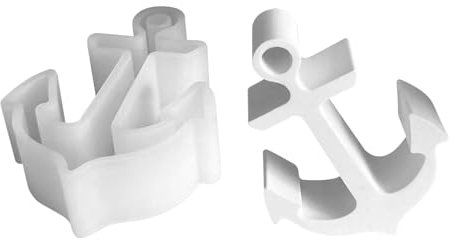 Silikonformen Anker Kerzenformen Zum Gießen, Gipsform Mit Anker-Motiv, Gießform Für Gips Und Kerzen (A)