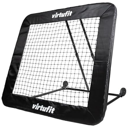 VirtuFit Serie di rimbalzo da calcio, regolabile e pieghevole, ideale per l'allenamento dei bambini e esercizi tecnici (164 x 164 cm)