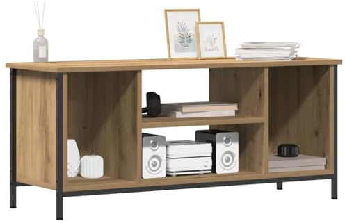 vidaXL TV-Schränk 102 x 35 x 45 cm Artisan-Eiche Holzwerkstoff | modernes Design mit klaren Linien, passt perfekt zu jedem Wohnzimmerstil, genug Platz für dein TV-Setup und all deinen Kram,