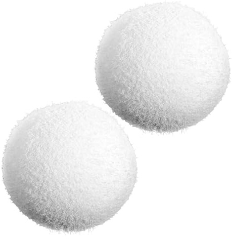 Ungtyb Hot Tub Scum Absorber, Cold Plunge Cleaner, 2X Reusable Sponge Balls, Washable Foam Design, Oil Foams Remover Tool, Ice Bath Surfaces Cleaning Ball for Spa Pool Jacuzzii Use 7.6cm/2.99in