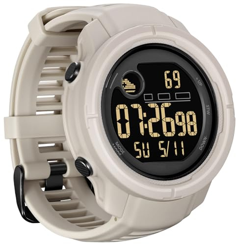 Relojes inteligentes para hombre, podómetro, contador de pasos, reloj militar digital, rastreador de fitness para mujeres, monitor de frecuencia cardíaca, rastreador de sueño, correr, deportes al aire