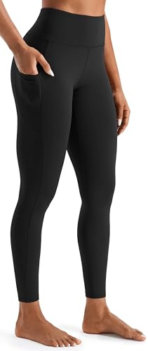 Persit Damen Sport Leggings High Waist Blickdicht Sporthose mit Taschen Lang Laufhose Yogahose Tights