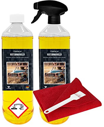 Cleanerist 2 x 1 litro di antiruggine, antiruggine, acido fosforico, antiruggine