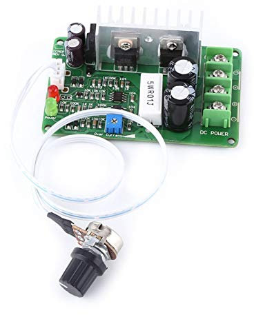 Motordrehzahlregler, Potentiometer 12v, DC Motor-Drehzahlsteller, Potentiometer Drehzahl, 12V/24V/36V 15A PWM DC Motordrehzahlregler Regler Potentiometer Überlastschutz
