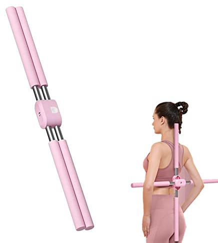 YGMXZL Yoga Haltungskorrektur Stöcke,Bodybuilding Yoga Pilates Stick,Buckel Korrekturstab für Hause Ganzkörpertraining,Fitnessstudio,Stretch,Sculpt