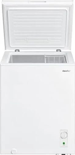 Midea Comfee RCC197WH1 - Congelatore pozzetto, 142 L, Congelamento 6,5 kg/24h, Classe energetica F, Bianco, Libera installazione, Apertura dall'alto