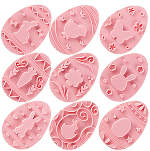 HOLIDYOYO Set 9 Pezzi Stampi Biscotti a Tema Primaverile in Pp Affidabile e Pratico, Formine 3d per Pasta di Zucchero e Dolci Fatti in Casa