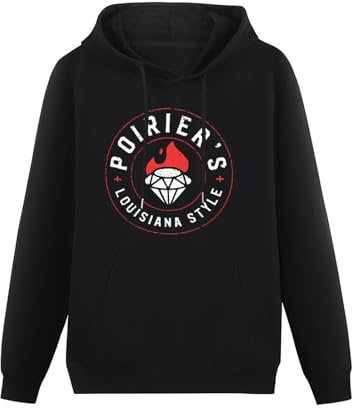 Water Kissing Men's Hoody Sweatershirt Dustin Poirier Louisana Style Hot Sauce Logo Men's Hoody Size to 3XL Black S