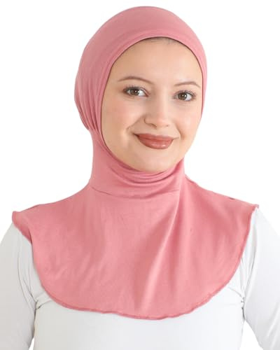 Prien Praktisch Hijab Für Damen, Sport Muslim Kopftuch, Flexible Schal, Chic Muslimische Kleid für Gym, Kopftücher Viskose Tuch