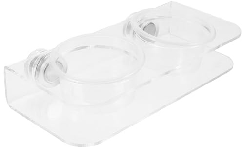 Kisangel Comedero Magnético para Reptiles Cuenco De Alimentación Plástico Duradero Grande Plataforma Estable para Terrarios Geckos Tortugas Anfibios Accesorios Terrarios