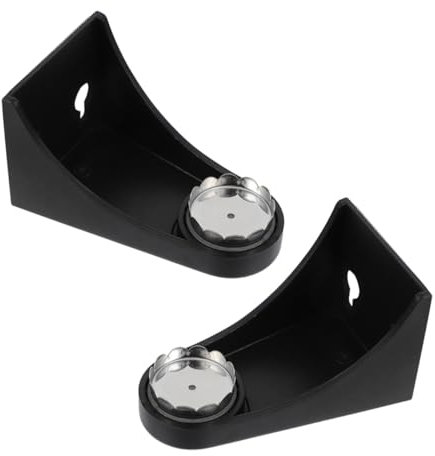 OATIPHO Jabonera Magnética Para Baño 2 Unidades Tamaño Estándar Soporte Fijación Magnética Negro Para Pared Uso Ducha y Cocina